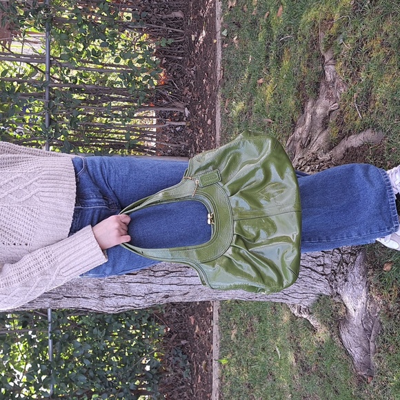 Coach Ergo Pleated Framed Satchel-Style No. 12520 Released About 2008☘️🍀💚🍀🍀 - Picture 4 of 16